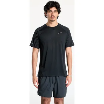 Pánské tričko Tričko Nike Stride Men's Dri-FIT ADV Short-Sleeve Running Top Black/ Reflective Silv L
