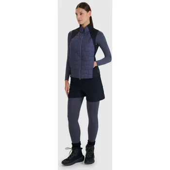 Dámská softshellová bunda Dámská trekingová bunda bez rukávů 4F 4FWSS25TVJAF180-22S s výplní Primaloft Black m