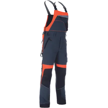 montérky Profesional FOREST PROFI STRETCH kalhoty lacl Barva: šedá/oranžová, Velikost: 60/170