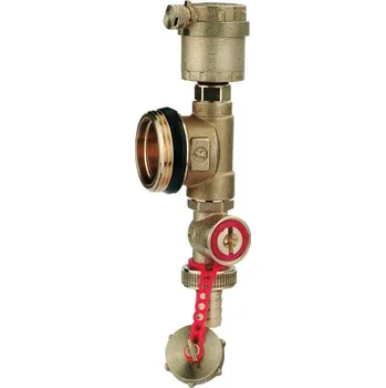 Ventil Giacomini Ukončení rozdělovače R554B s odvzdušněním a vypouštěním 1", R554BY005