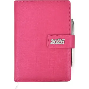 Diář Radek Menšík Briliant týdenní 2026, A5, růžový