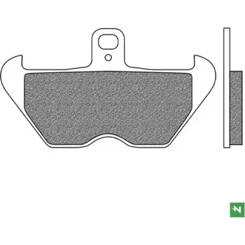 Brzdová destička brzdové destičky, NEWFREN (směs ROAD TOURING SINTERED) 2 ks v balení M502-1030