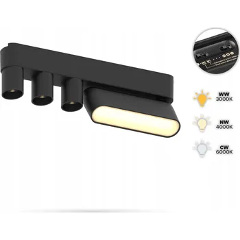 Lištový reflektor Automat-on 4 x 6 W, 0,22 m