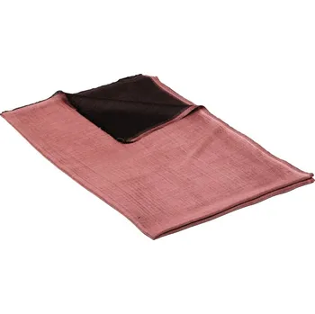 Šála Šála z viskózy a hedvábí oboustranná černo-světle růžová s šedým nádechem