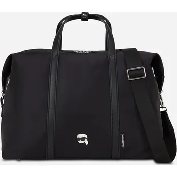 Kabelka TAŠKA KARL LAGERFELD IKON NYLON WEEKENDER BLACK
