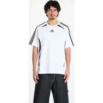 Pánské tričko Tričko adidas Teamgeist Cotton T-Shirt White XL