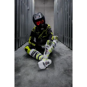 Pánské ponožky Ponožky Sk8erboy MX žluté 43-46, pánské motokrosové podkolenky