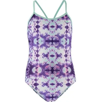 Dívčí oblečení Dívčí jednodílné plavky Lotto VILA 140/146 Fialová, Bílá, Světle zelená