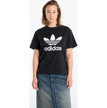 Dámské tričko Tričko adidas Trefoil Regular Tee Black XS