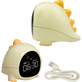 Budík Dětský budík Malý Dino MARY'S 0,5W Eco-light