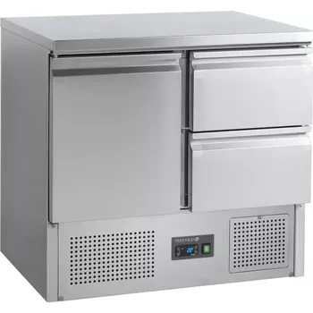 Lednice 16494 Chladicí saladeta s pracovní deskou a zásuvkami Tefcold SA 912