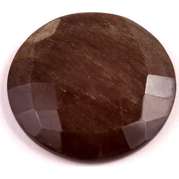 Přírodní kámen Kabošon Broušený Zlatý Obsidián č.6738 (32x6mm)