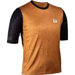 LEATT Cyklistický dres s krátkým rukávem - MTB ENDURO 3.0 W - hnědá