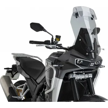 Motodíl Plexi štít PUIG TOURING WITH VISOR 22371H kouřová