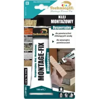Průmyslové lepidlo TECHNICQLL - Disperzní montážní lepidlo 100ml