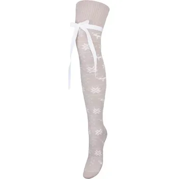 Dámské punčochy Dámské nadkolenky Winter - Uni / béžová