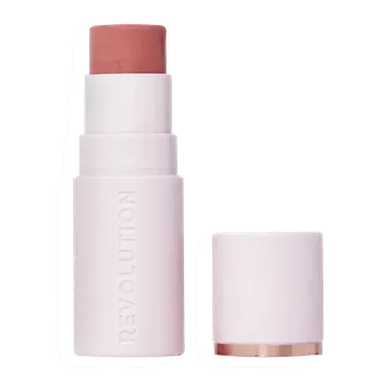 Make-up Makeup Revolution Tvářenka v tyčince Skin Silk Peachy Pink