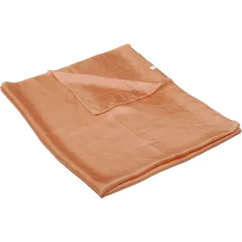 Šála Hedvábná šála velká světle hnědá