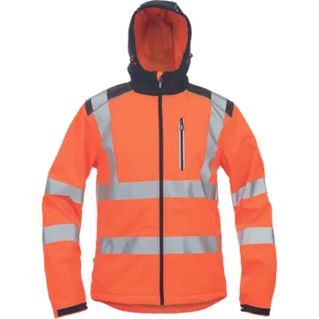 Dámská softshellová bunda CERVA GROUP a.s. KNOXFIELD HVPS softshell bunda Varianta: KNOXFIELD HVPS softshell bunda oranž.M