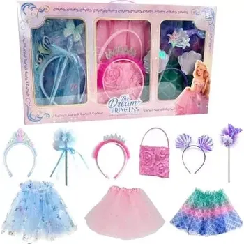 Dětská kuchyňka Dívčí sada doplňků a sukýnek 3v1