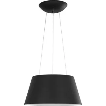 NOVA LUCE závěsné svítidlo VOLCANO kov a akrylový difuzor černá zvenku bílá uvnitř LED 33W 230V 3000K IP20 9077881