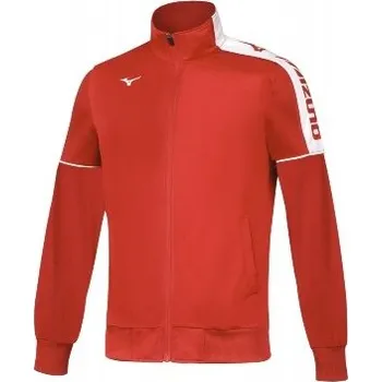 Pánská větrovka MIZUNO Mizuno Knitted Track Jacket Jr/Red/128