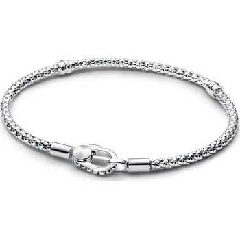 Oblečení a móda Pandora Propracovaný stříbrný náramek s karabinovým zapínáním Moments 593681C00 17 cm + 2 měsíce na vrácení zboží
