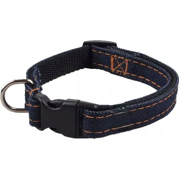 Obojek pro psa Džínový obojek pro psa, látkový, velikost S