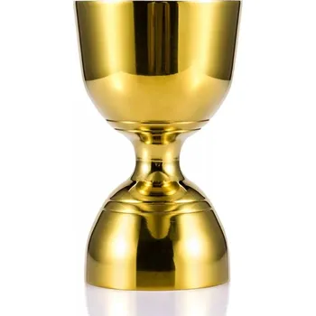 Leopold Jigger v pozlaceném provedení Cocktail Kingdom 3cl-6cl