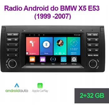 Autorádio Autorádio Revelti Android BMW X5 E53 Android Auto Carplay Bluetooth