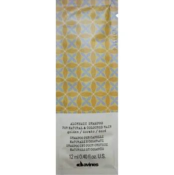 Šampon Davines Alchemic šampon pro přírodní nebo barvené vlasy 12ml golden