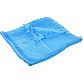 Šátek Hedvábný šátek jednobarevný světle modrý