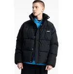 Reporter Young | Chlapecká černá prošívaná zimní zateplená bunda s aplikací "FADE" - Barva ČERNÁ, Velikost 158 253-0882B-09-100-1