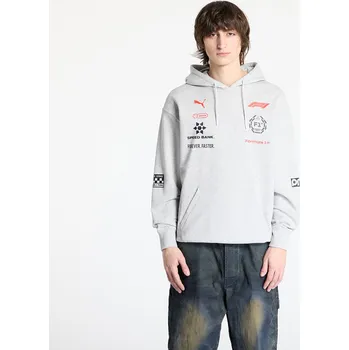 Pánská mikina Mikina Puma F1 Racing Hoodie Light Gray Heather L