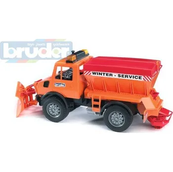 BRUDER 02572 (2572) Auto Mercedes Benz UNIMOG s radlicí + sypač | 31