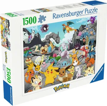 RAVENSBURGER Puzzle Pokémon 1500 dílků 80x60cm skládačka | 490110