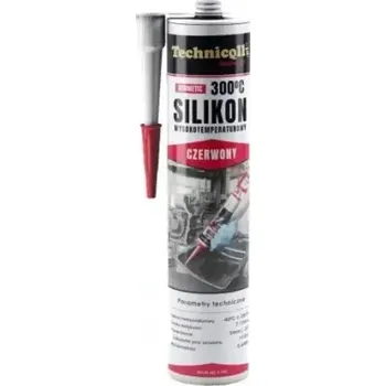 TECHNICQLL HT SEALANT - Vysokoteplotní červený silikon 300ml