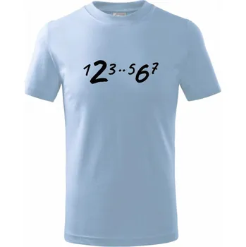 Chlapecké tričko Salsa kroky - Tričko dětské bavlněné - 98 cm / 2 roky ( Pyžamově světlá modrá )