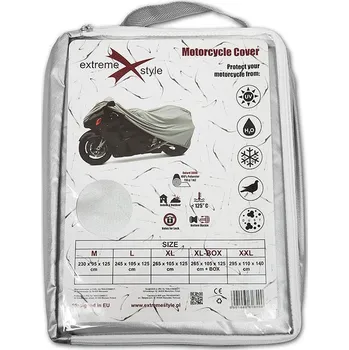 Plachta na motorové vozidlo Plachta na motocykl. Rozměr L (245x105x125)