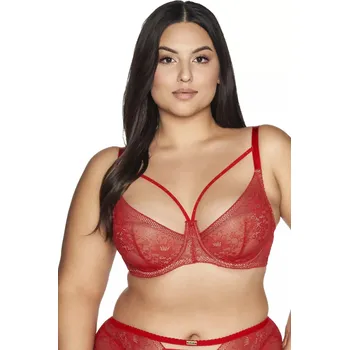Podprsenka Dámská podprsenka 2127 Crown - AVA červená 85/D