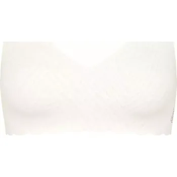 Podprsenka Dámská podprsenka ZERO Feel Bliss Soft bra - WHITE - ecru 00GZ - SLOGGI WHITE S2