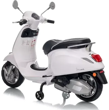 Dětské elektrovozidlo Dětský elektrický skútr VESPA ROMA, bílý