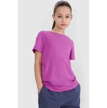 Chlapecké tričko Dívčí hladké tričko 4F 4FJWSS25TTSHF2177-50S 152