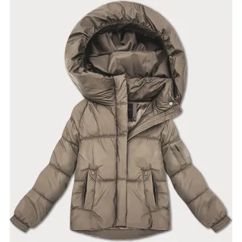 Béžová dámská oversize bunda pro přechodné období S'West (B2003-12) odstíny béžové M (38)