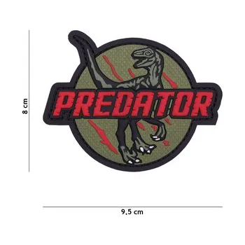 Nášivka Gumová nášivka 101 Inc Predator - červená