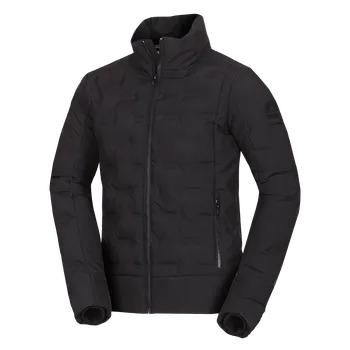 Pánská větrovka Northfinder Pánská městská zateplená bunda kombinovaná se softshellem STRIBOG, černá,