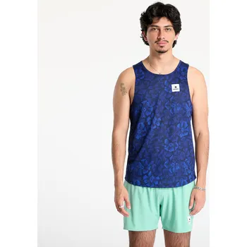Pánské tílko Tílko SAYSKY Flower Combat Singlet Blue AOP L