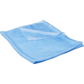 Šála Hedvábná šála velká světle modrá