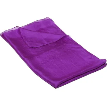 Šála Hedvábná šála jednobarevná fialová II