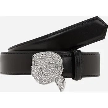 Opasek OPASEK KARL LAGERFELD IKON RHINESTONE H2.5 BELT BLACK